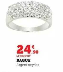 bague argent oxydes