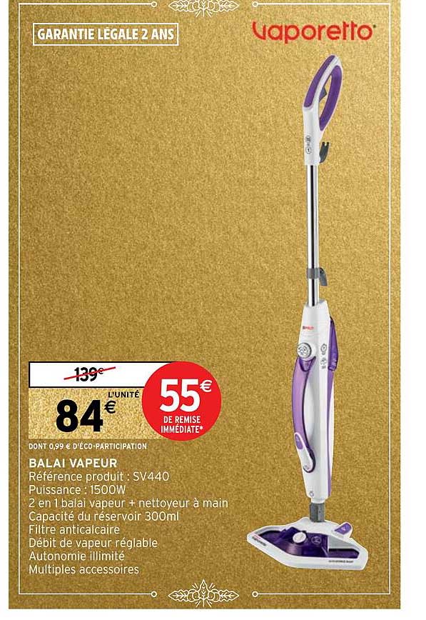 balai vapeur vaporetto