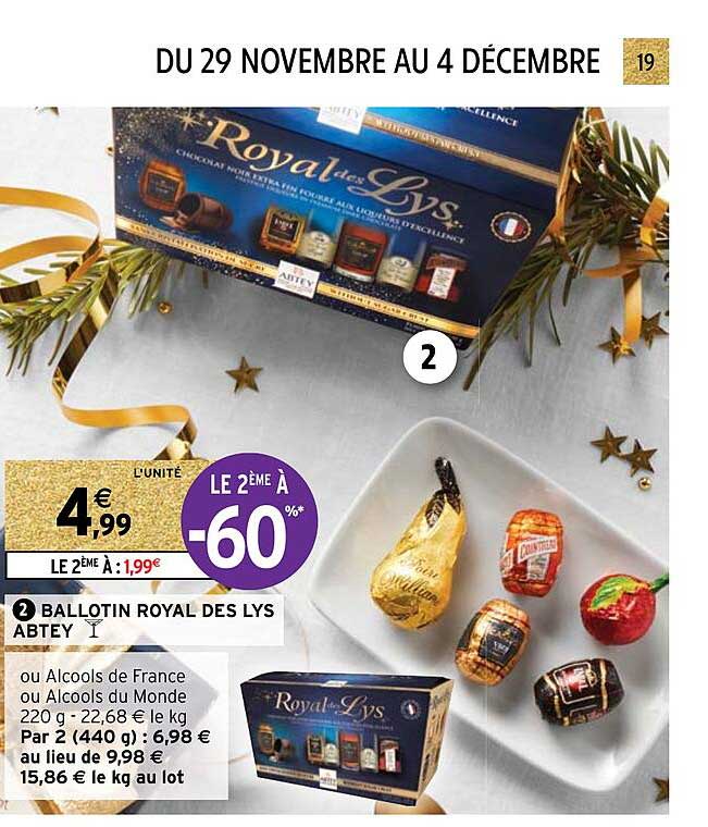 ballotin royal des lys abtey