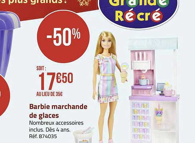 barbie marchande de glaces