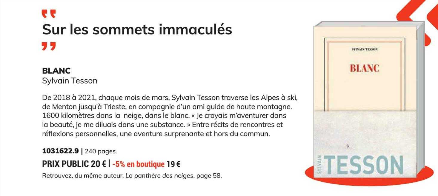 blanc - sylvain tesson