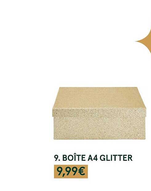 boîte a4 glitter