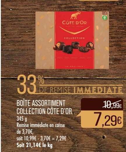 Boîte Assortiment Collection Côte D'or