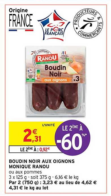 boudin noir aux oignons monique ranou