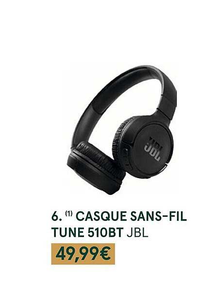 casque sans-fil tune 510bt jbl
