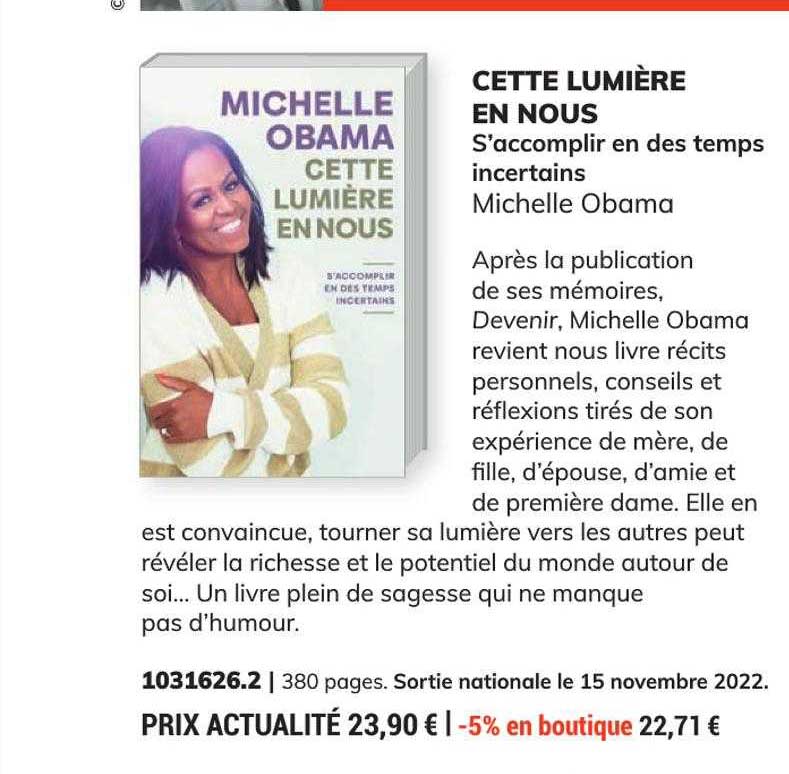 cette lumière en nous - michelle obama