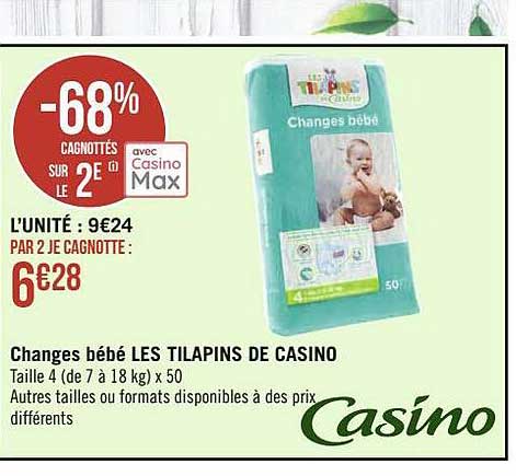 Changes Bébé Les Tilapins De Casino