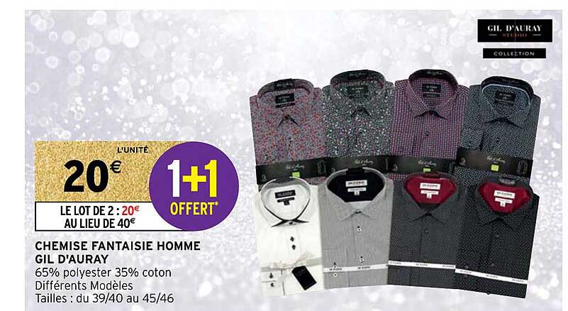 Chemise Fantaisie Homme Gil D'auray