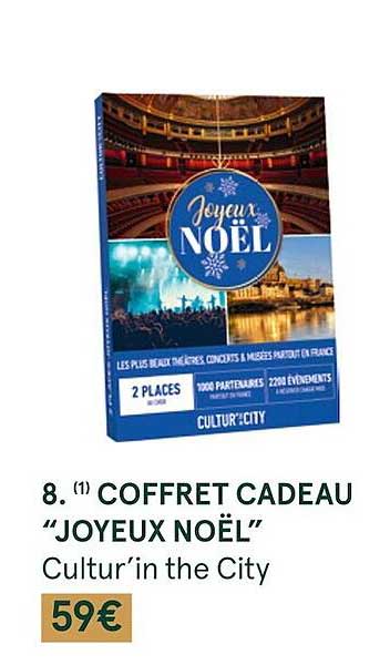 coffret cadeau "joyeux noël" cultur'in the city