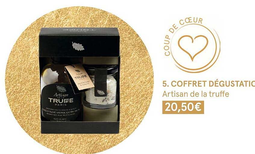 coffret dégustation artisan de la truffe