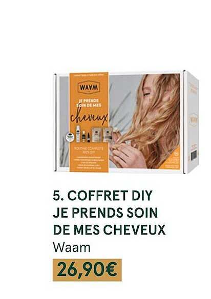 coffret diy je prends soin de mes cheveux waam
