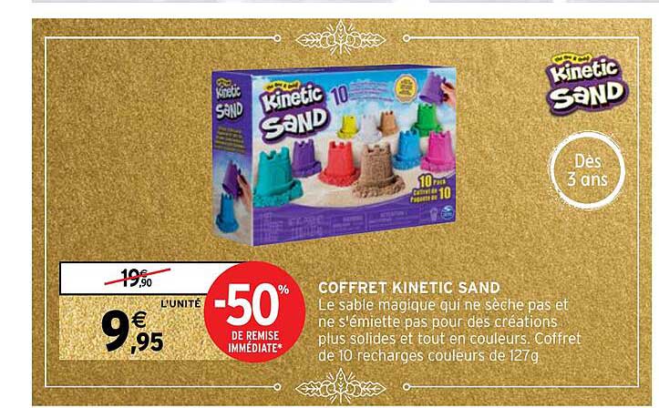 Coffret Kinetic Sand