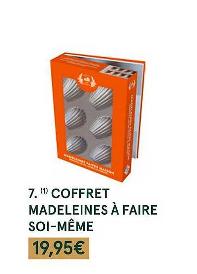 coffret madeleines à faire soi-même