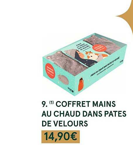 coffret mains au chaud dans pates de velours