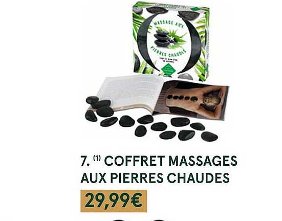 coffret massages aux pierres chaudes