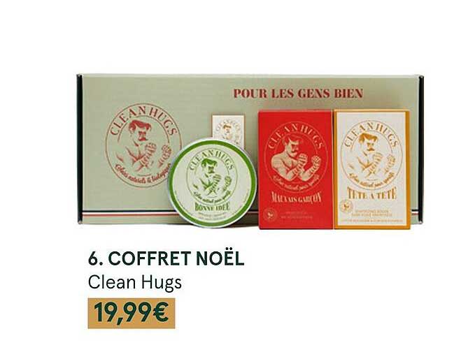 coffret noël clean hugs