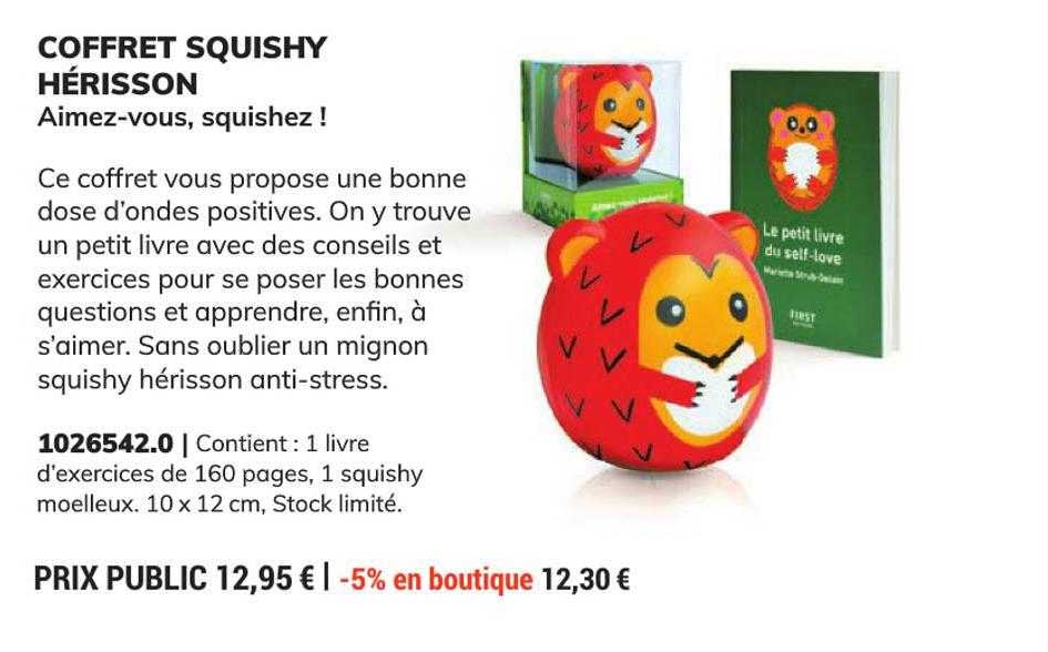 coffret squishy hérisson