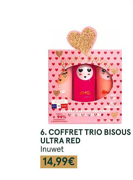 coffret trio bisous ultra red inuwet