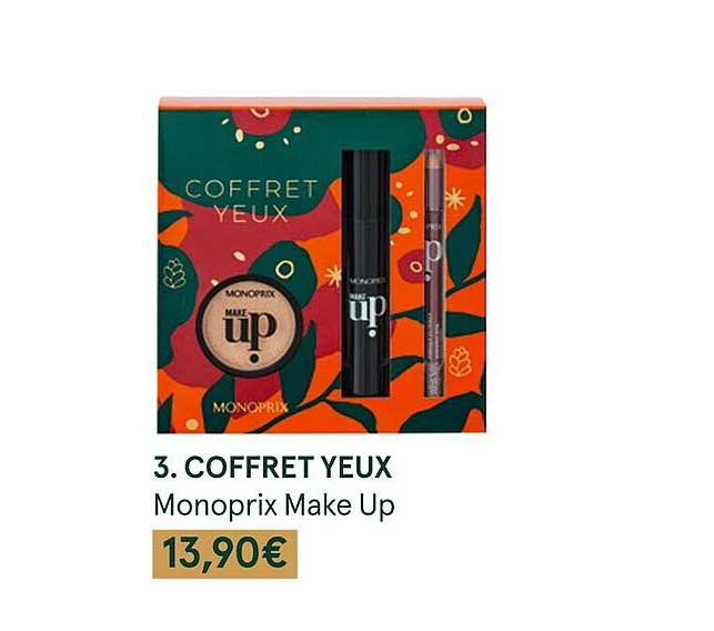 coffret yeux monoprix make up