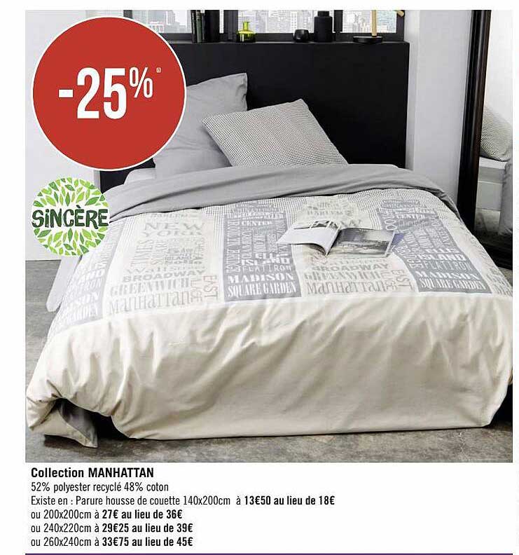 Collection Manhattan Sincère