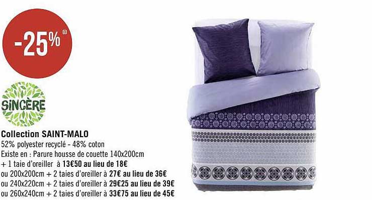 collection saint-malo sincère