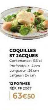 coquilles st jacques 12 formes