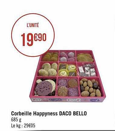 corbeille happyness daco bello