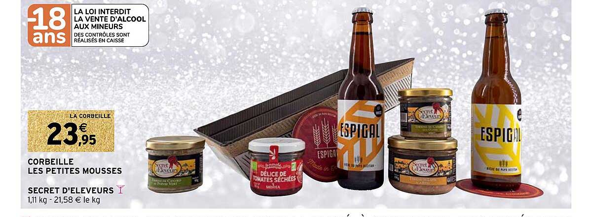 corbeille les petites mousses secret d'éleveurs