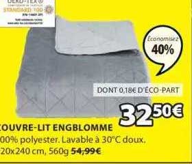 couvre-lit engblomme