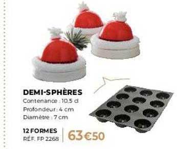 demi-sphères 12 formes