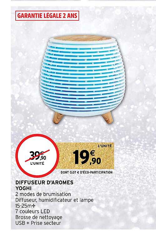 diffuseur d'arômes yoghi