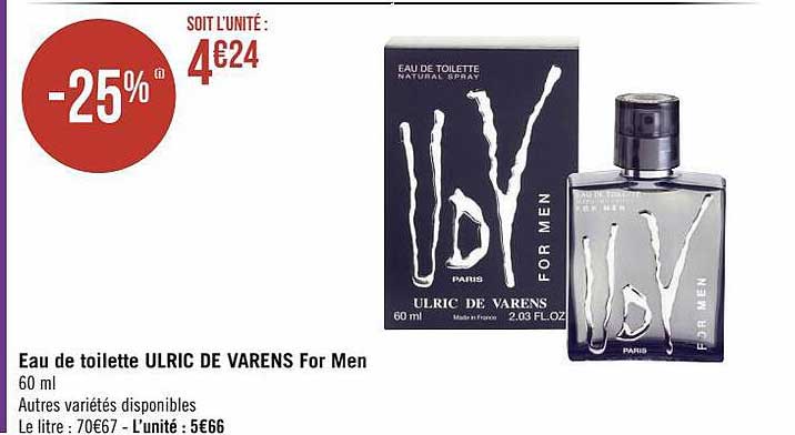 eau de toilette ulric de varens for men
