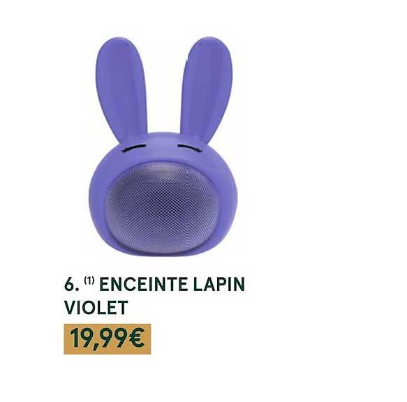 Enceinte Lapin Violet
