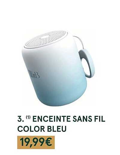 Enceinte Sans Fil Color Bleu