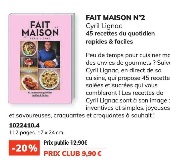 fait maison n°2 - cyril lignac