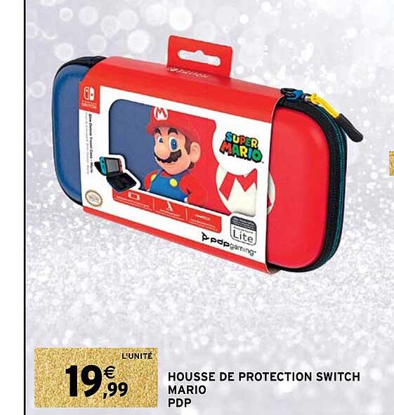housse de protection switch mario pdp