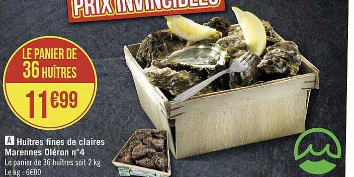 huîtres fines de claires marennes oléron n°4