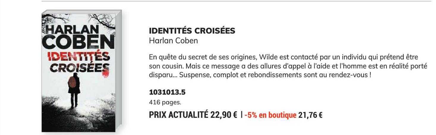 identités croisées - harlan coben