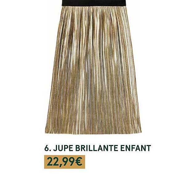 jupe brillante enfant