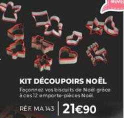 kit découpoirs noël
