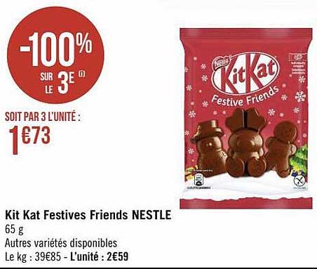 kit kat festives friends nestlé