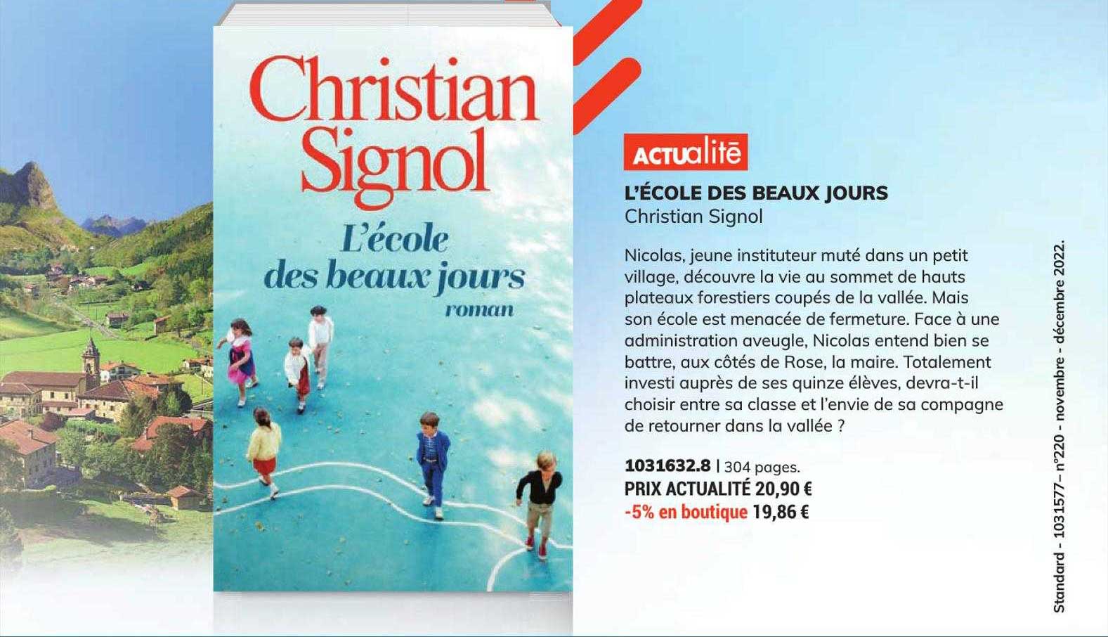 l'école des beaux jours - christian signol