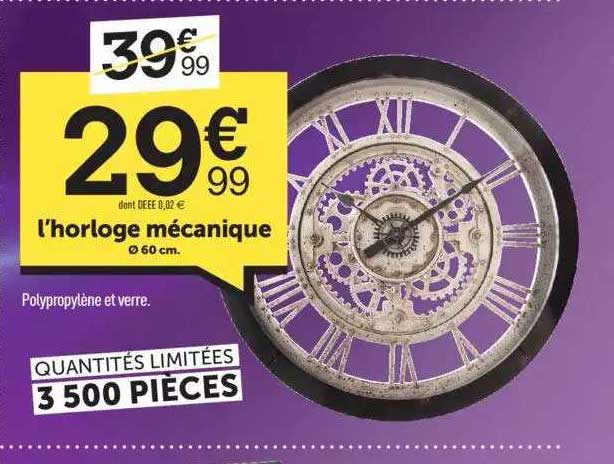 l'horloge mécanique