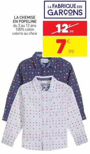 La Chemise En Popeline