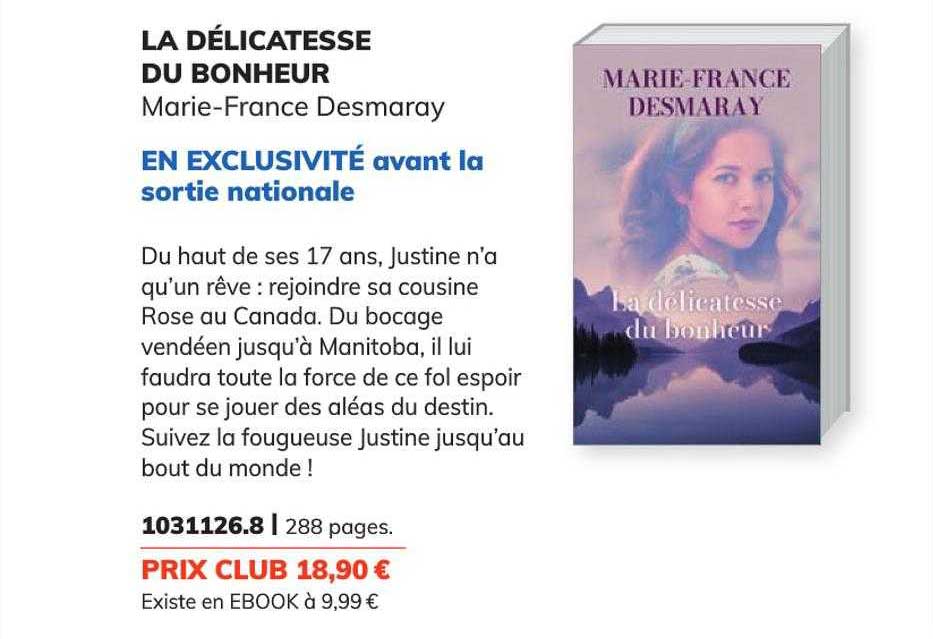 la délicatesse du bonheur - marie-france desmaray