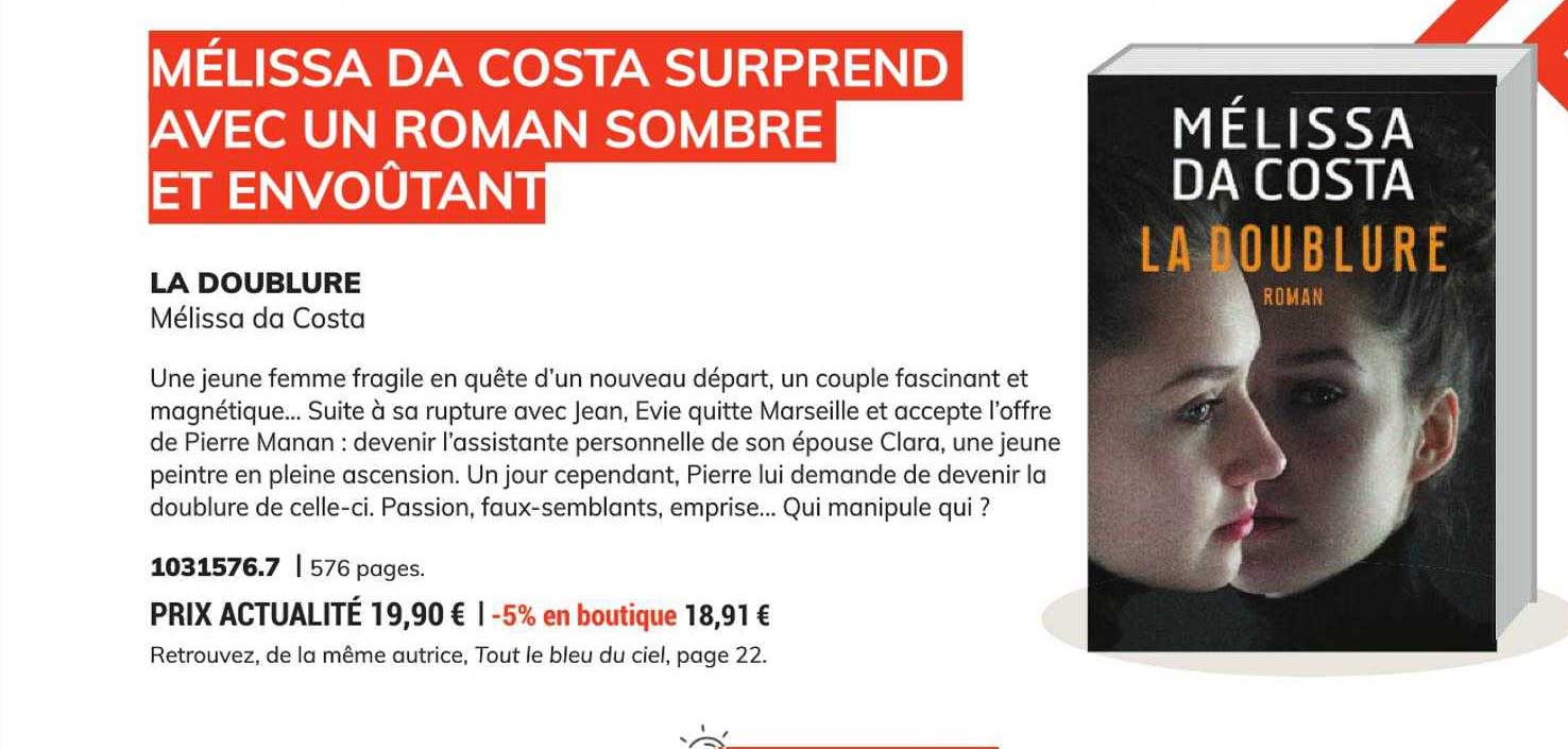 la doublure - mélissa da costa