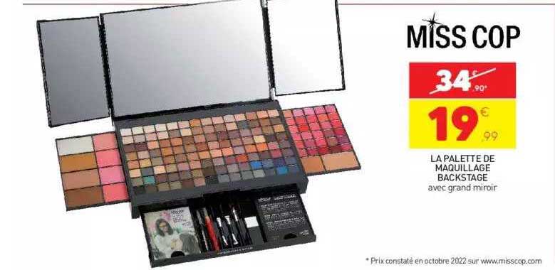 la palette de maquillage backstage