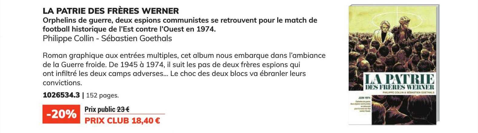 la patrie de frères werner - philippe collin - sébastien goethals