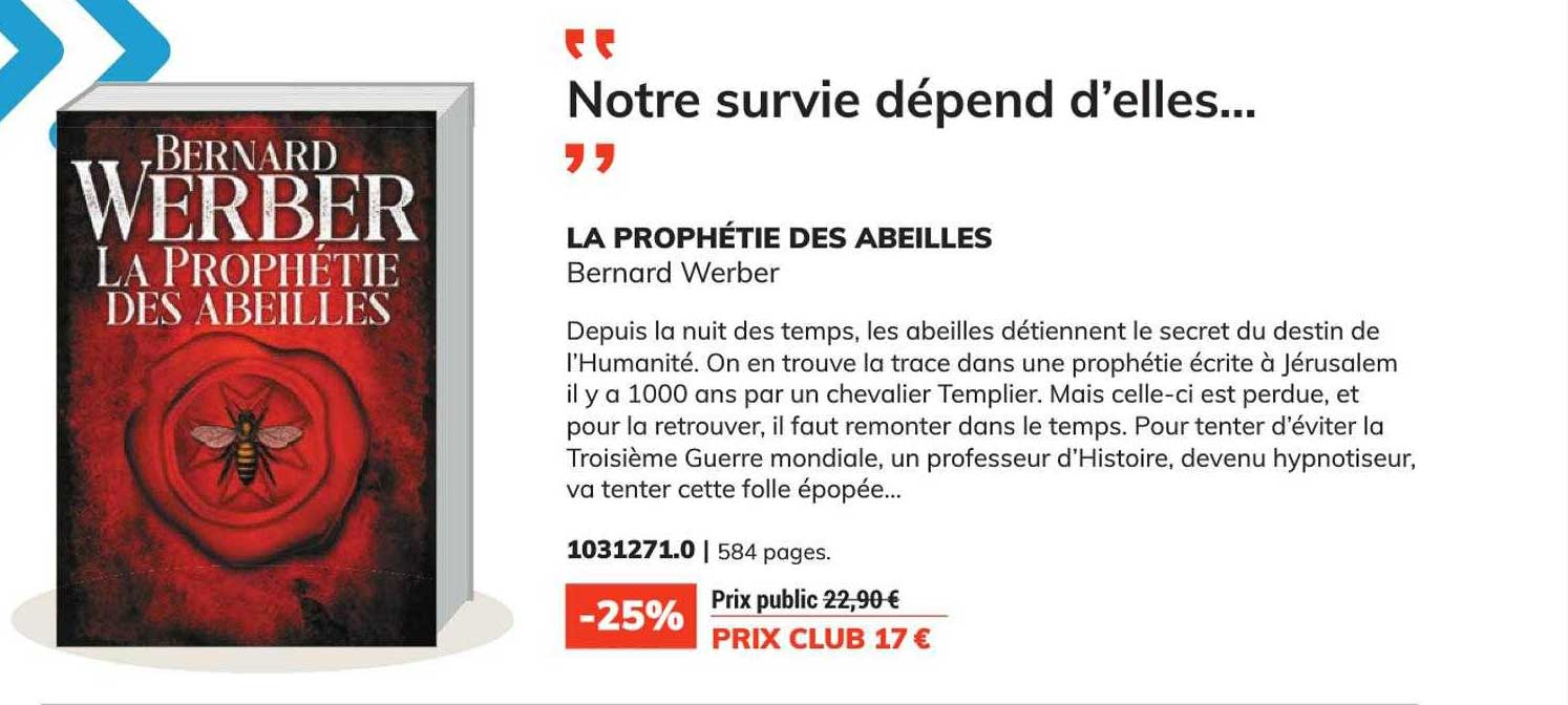 la prophétie des abeilles - bernard werber