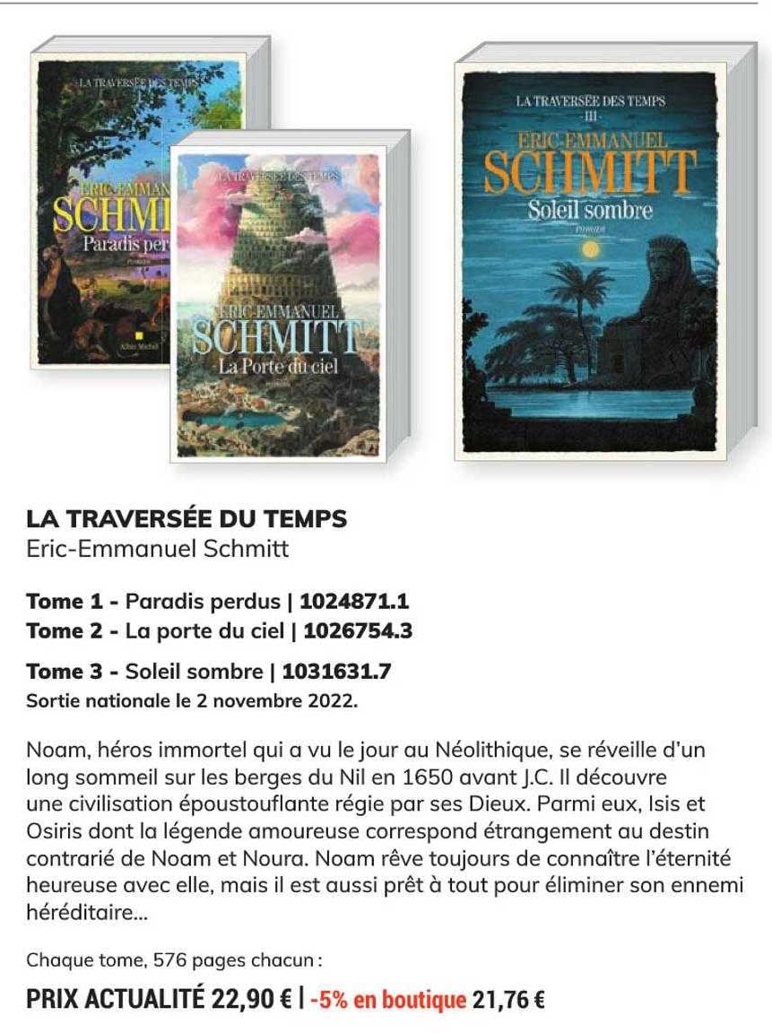 la traversée du temps - éric-emmanuelle schmitt